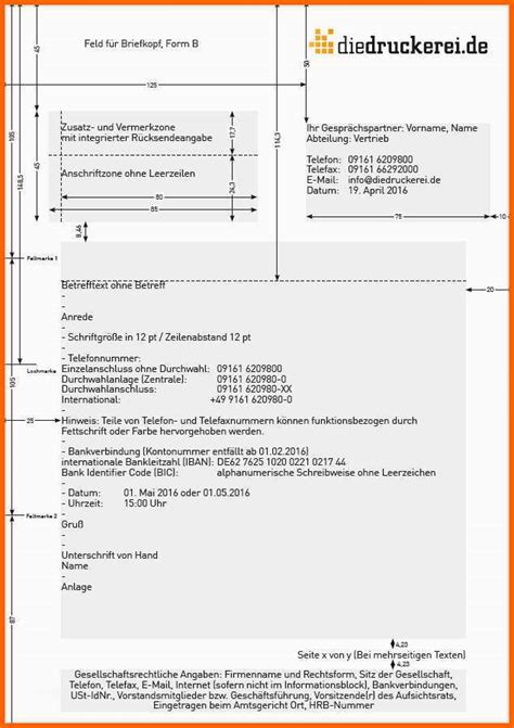 Fantastisch Aufbau Gesch Ftsbrief Nach Din Inkl Vorlage