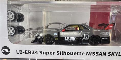 Cm Model Chase Nissan Skyline Gt R R Er Lbwk Mini Gt