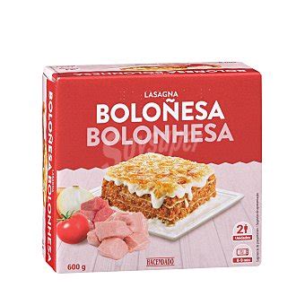 Hacendado Lasaña boloñesa 2 raciones congelada Pack 2 x 300 g