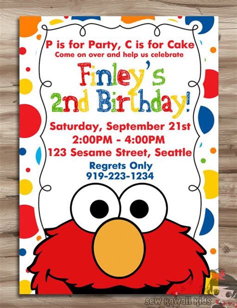 Free Printable Elmo Birthday Invitations | Download Hundreds FREE ...