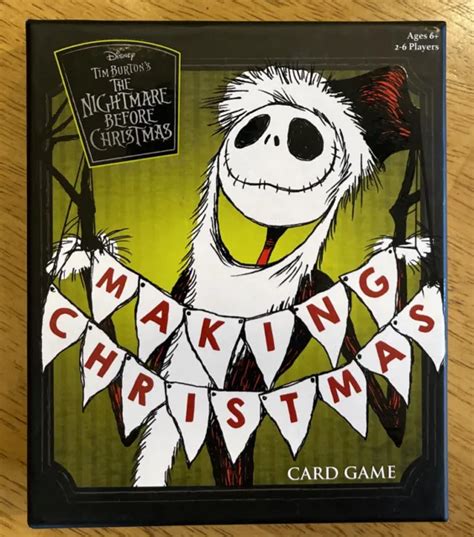 DISNEY TIM BURTONS The Nightmare Before Christmas Making Christmas Card