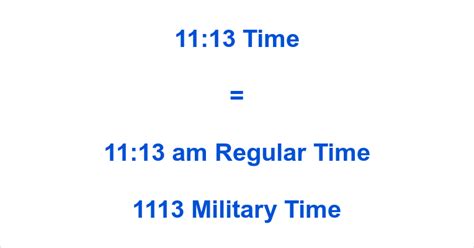 11:13 Time | Conversion and Information | 24hourtime.net