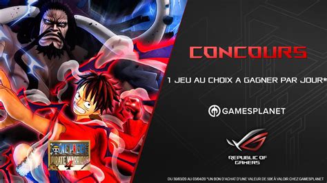 Rog France On Twitter Concours Jour Gagne Jeu Au Choix Par