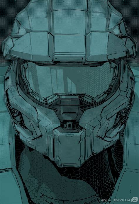 Artstation Halo Sketch Mike Hill Halo Spartan Halo Armor Halo