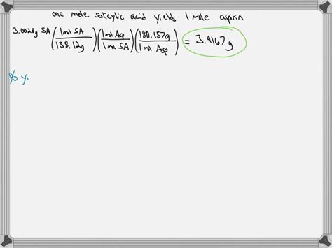 SOLVED Aspirin Synthesis Lab Report Preparation Data 1 Mass Of