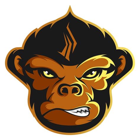 Premium Vector Monkey Mascot Logo