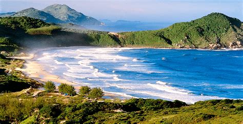 Praia Do Rosa Onde A Natureza E O Mar Se Encontram