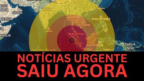 saiu agora Terremoto de magnitude 7 3 é registrado na costa da