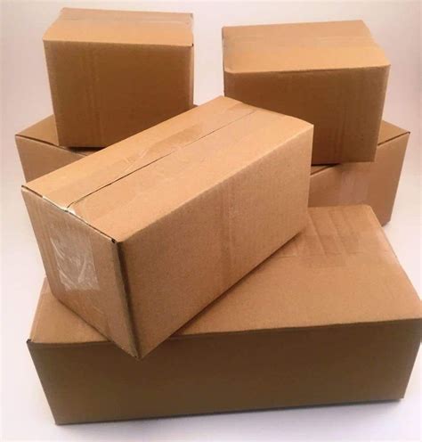 25 9x6x4 Corrugated Cardboard Shipping Boxes Packing Cartons Mailing