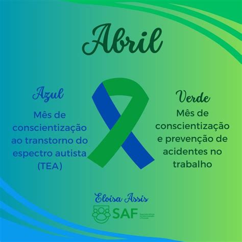 Campanha Abril Azul Verde SAF