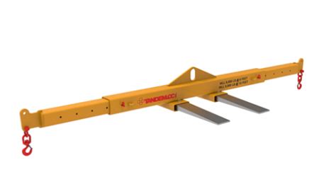 Tandemloc Telescopic Forklift Lifting Beam Forklift Jibs And Hooks