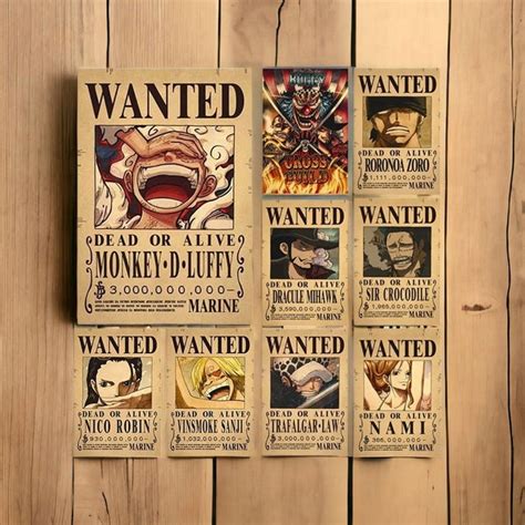 Straw Hat Bounty Poster Etsy