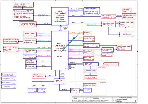 Dell XPS 15 9570 Schematic Boardview DDP00 DDB00 LA G341P Laptop