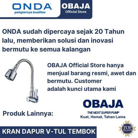 Jual Kran Dapur V Tul Tembok Onda Kran Angsa Onda Shopee Indonesia