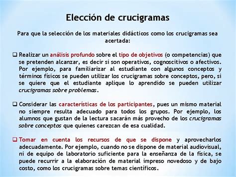 Los Crucigramas En La Enseanza Autor Carlos Gutirrez