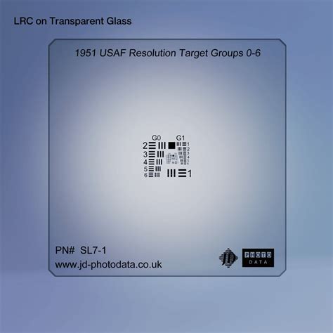 Sl7 Usaf 1951 Vision Calibration Charts Resolution