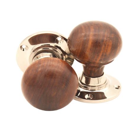 Wooden Beehive Mortice Rim Door Knob Set Rosewood Polished Brass Artofit