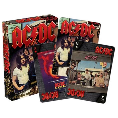 Acdc Album Playing Cards Entertainment Earth