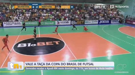 Sorocaba recebe Apodi pela final da Copa do Brasil de Futsal Título