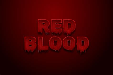 Free Vector Bloody Text Effect Design