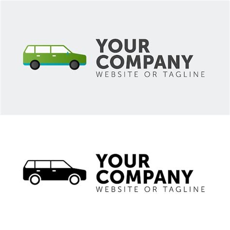 Premium Vector | Vehicle or transportation van logo eps 10 vector graphic