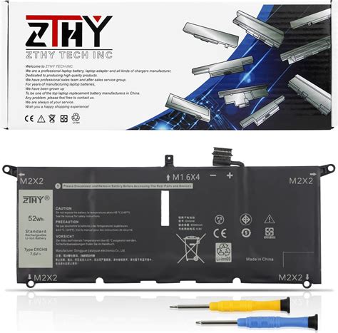 Zthy Wh Dxgh Laptop Battery For Dell Xps Inspiron