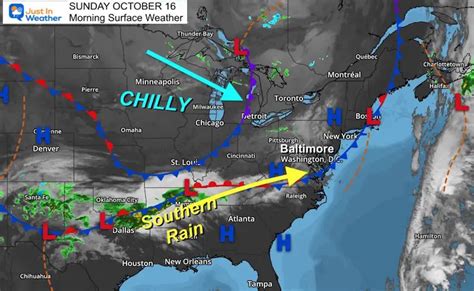 October 16 Weather: Clouding Up With Rain South And A Snow Map For ...