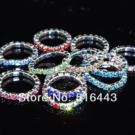 Hot Sale 24pcs Wholesale Jewelry Lots Mix Color Czech Rhinestones