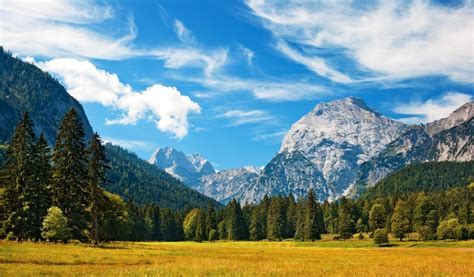 Stunning Mountain Landscape 1024 x 600 widescreen Wallpaper