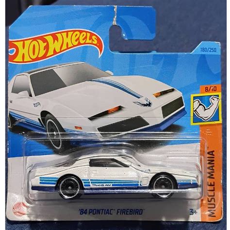 โมเดลรถ Hot Wheels 84 Pontiac Firebird HW Muscle Mania SHORT CARD New ของใหมยงไมแกะแพค