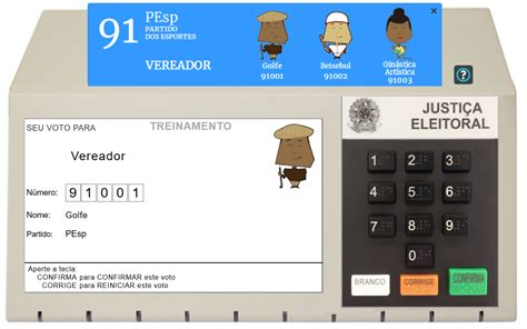 Simulador Do Tse Ajuda A Evitar Erros Durante Voto Na Urna Eletrônica
