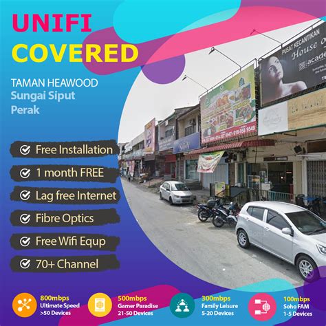 Unifi Sungai Siput Coverage Fibre Broadband Internet Taman Heawood