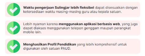 Survei Lingkungan Belajar Sulingjar Dan EDS Untuk Satuan PAUD Rapor