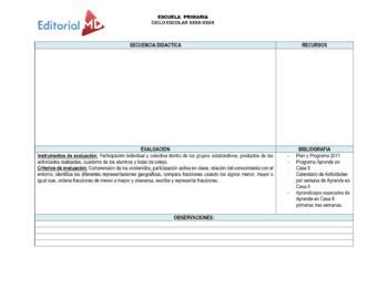 Planeación híbrida de primaria los 6 grados Ciclo 2021 2022 by