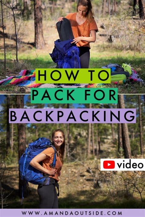 How To Pack Backpacking Gear The Right Way 4 Easy Steps Amanda