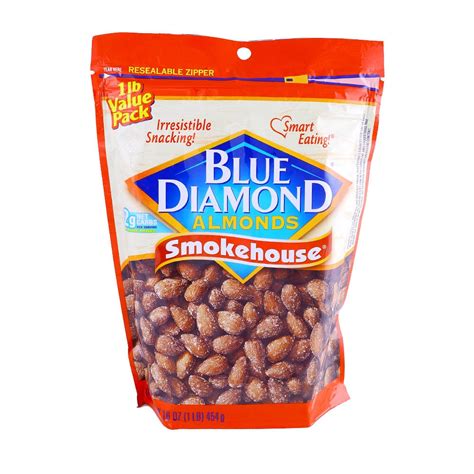 Alosraonline Blue Diamond Almonds Smokehouse Almonds 16oz