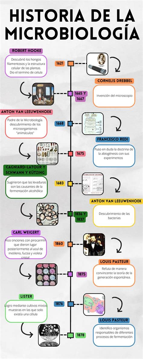 Linea del tiempo microbiologia HISTORIA DE LA MICROBIOLOGÍA CAGNIARD