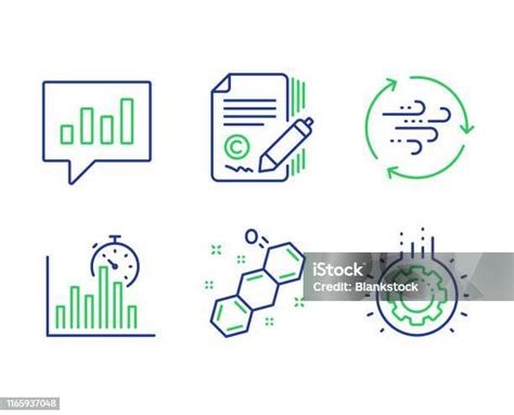 風能 分析聊天和化學公式圖示設置複製報告計時器和齒輪標誌向量向量圖形及更多化學圖片 化學 化學公式 員工 Istock