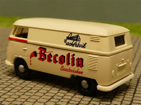 Modellspielwaren Reinhardt Brekina Vw T B Becolin Rot