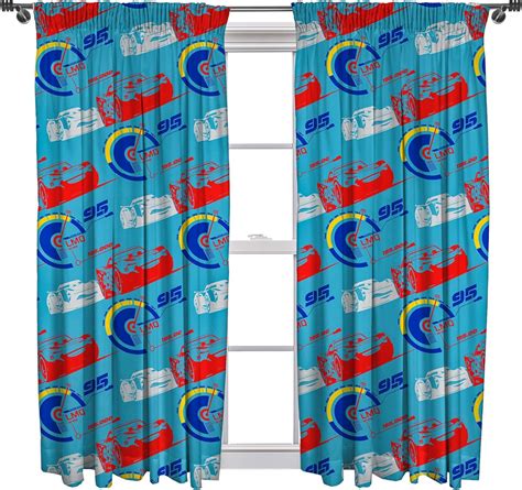 Disney Cars 3 Lightning Curtain Set Fabric Multi Colour 137 X 003