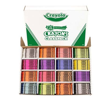 Crayon Classpack 800 Count 16 Colors Crayola