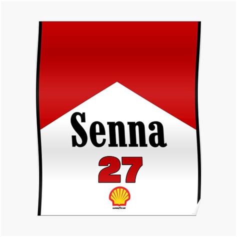 Ayrton Senna F Livery Poster For Sale By Hartmotorsport Redbubble