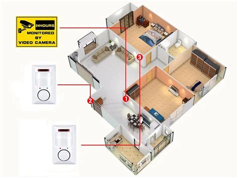 Alarma Antirrobo Con Control Remoto Detector De Movimiento Pir