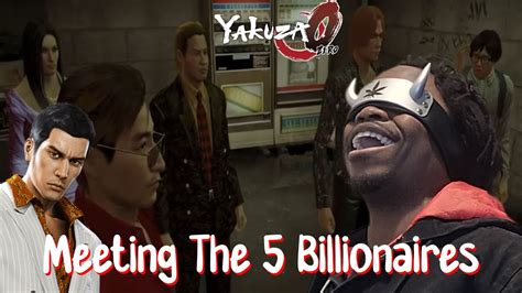 Meeting The 5 Billionaires Yakuza 0 Playthrough YouTube