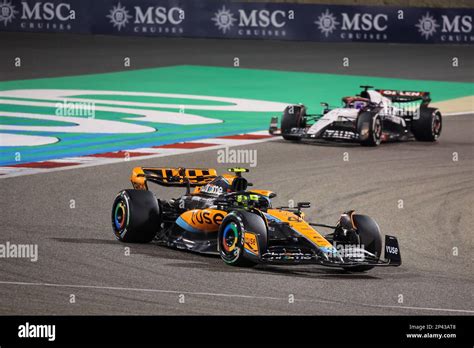 Lando Norris Gbr Mclaren Mcl60 During The Race Of Formula 1 Gulf Air