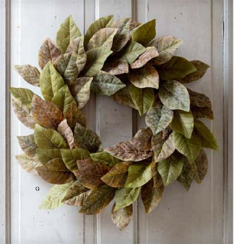 Magnolia Leaf Wreath - Revibe Designs