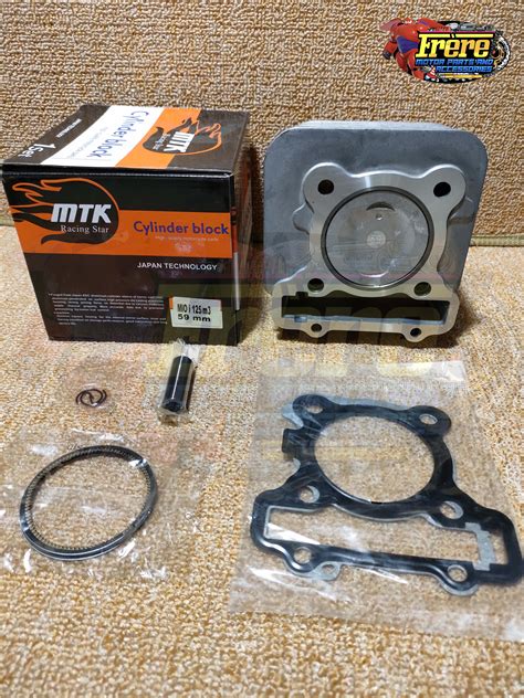 MTK MIO SOUL I 125 59MM CYLINDER BLOCK SET Lazada PH