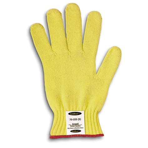 Compre Su GUANTE ANSELL GOLDENKNIT KEVLAR PESO PESADO T 7 Por MXN 260