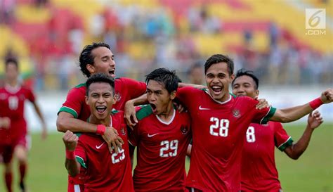 PHOTO Taklukkan Myanmar Timnas U 22 Indonesia Bawa Pulang Perungggu