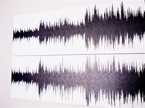 DIY Soundwave Art | Musings on Momentum